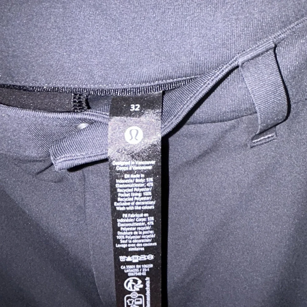 Lululemon ABC Classic-Fit Pant Mens 32x30 Charcoal Warpstreme Performance Chino